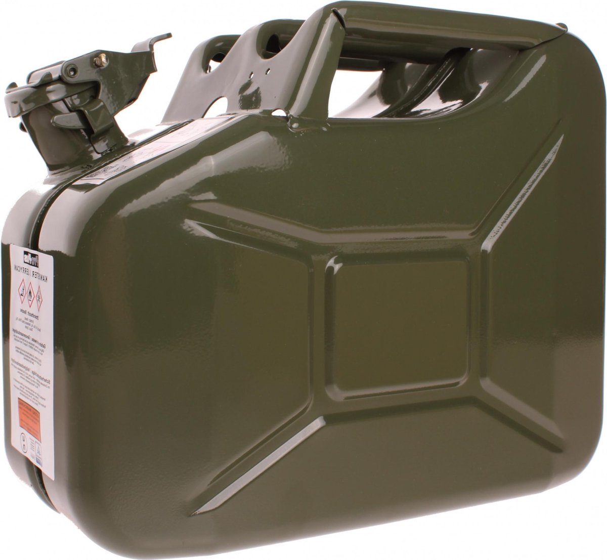 Proplus Stalen Jerrycan 10 Liter Groen