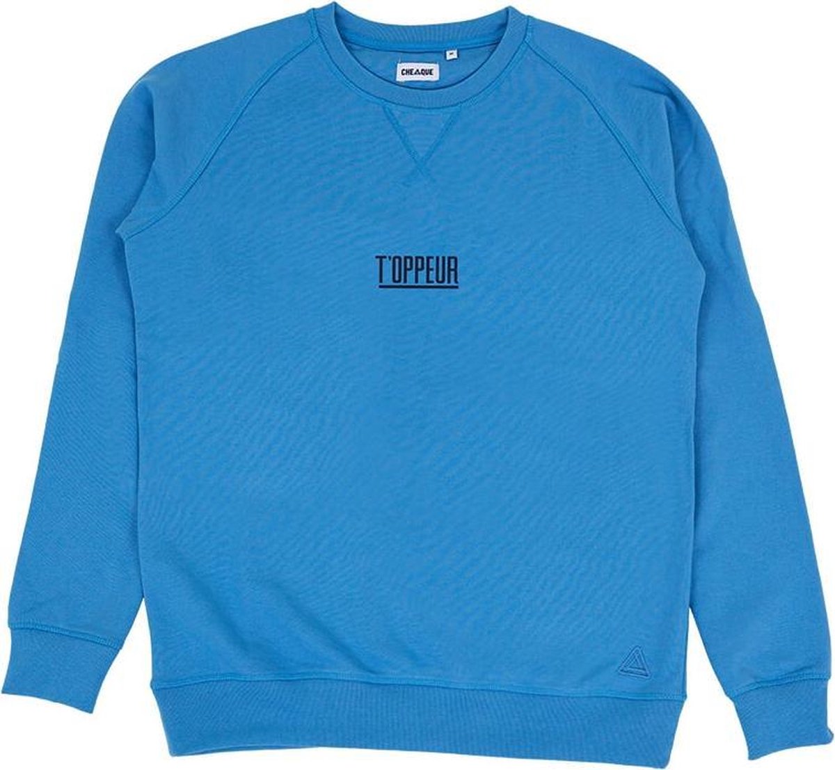 TOPPEUR BLAUW SWEATER