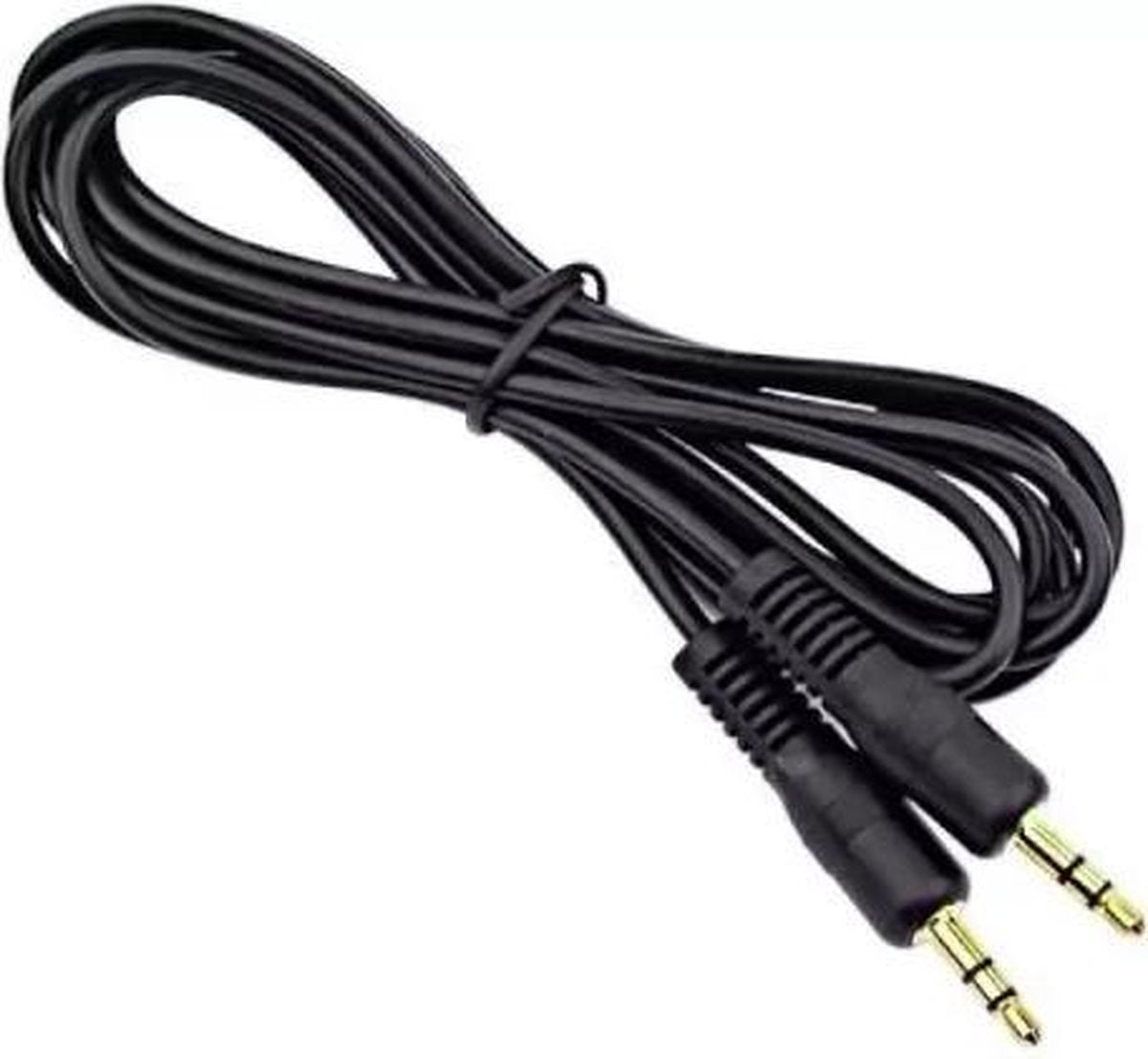 AUDIOJACK / AUX kabel 3.5 mm stereokabel | audiokabel | 1 meter zwart