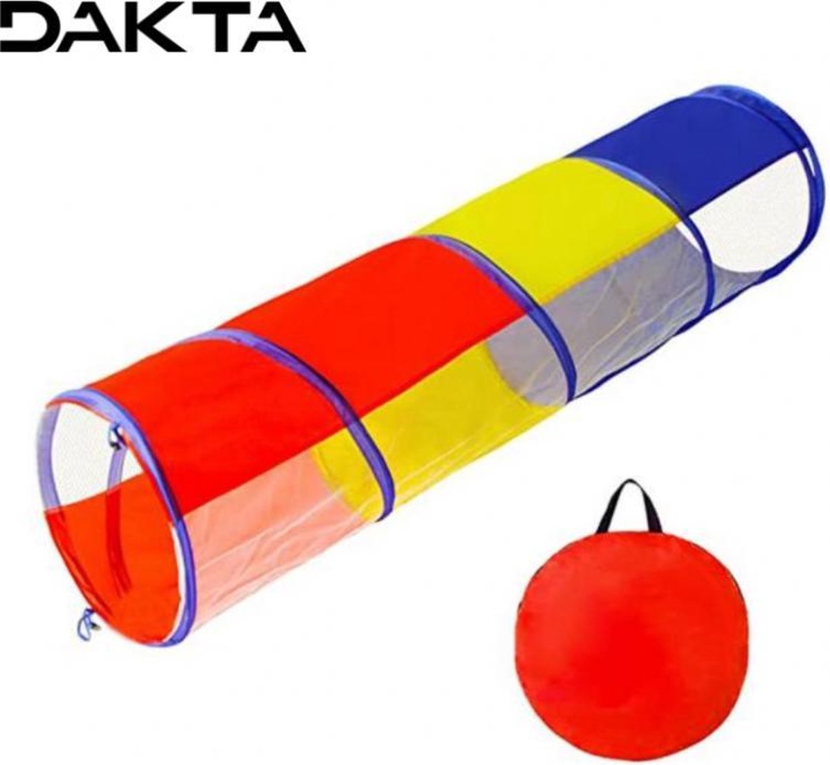 Dakta® Speeltunnel | Kruiptunnel voor Kinderen | Kruiprol Speelgoed | Speeltunnel Kindjes | Opvouwbaar