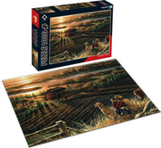 Puzzel - 1000 stukjes  - Boerderij | Kunst puzzel voor volwassene | Kunst Puzzel Collectie | Puzzel Kunstwerken -  Boerderij | Puzzel 1000 – Boerderij Zonsondergang