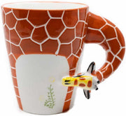 Beker Handgeschilderde Giraf