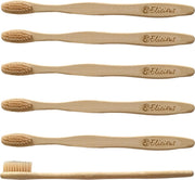 Elicious Bamboe tandenborstel set van 6