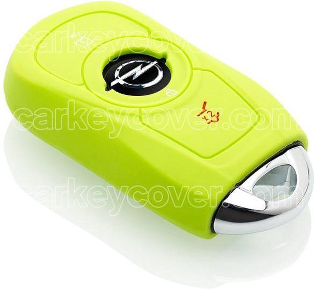 Opel SleutelCover - Lime groen / Silicone sleutelhoesje / beschermhoesje autosleutel