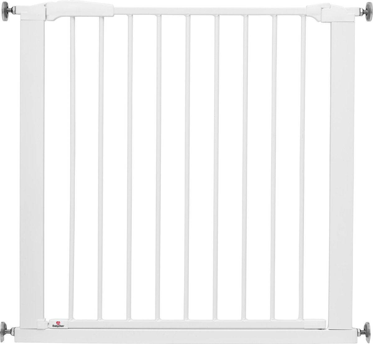 BabyDan Traphek Klemhek Perfect Close Wit - Formaat  van 77.3 tot 83.5cm ( met GRATIS wall-cups)