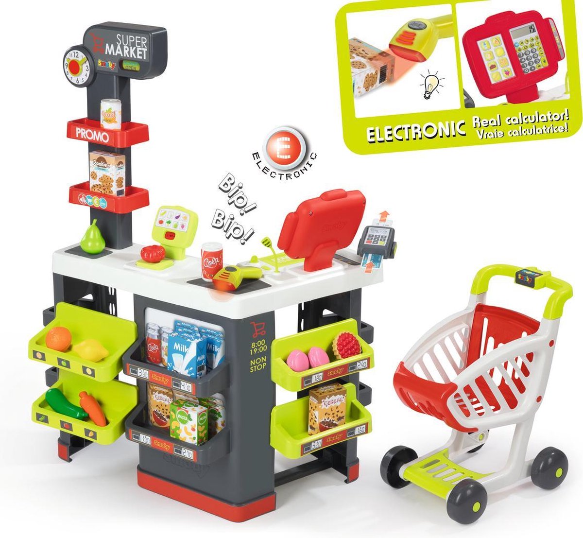 Smoby Supermarket met winkelwagen