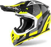 Airoh Aviator Ace Trick Yellow Matt Motocross Crosshelm - Motorhelm - Maat S