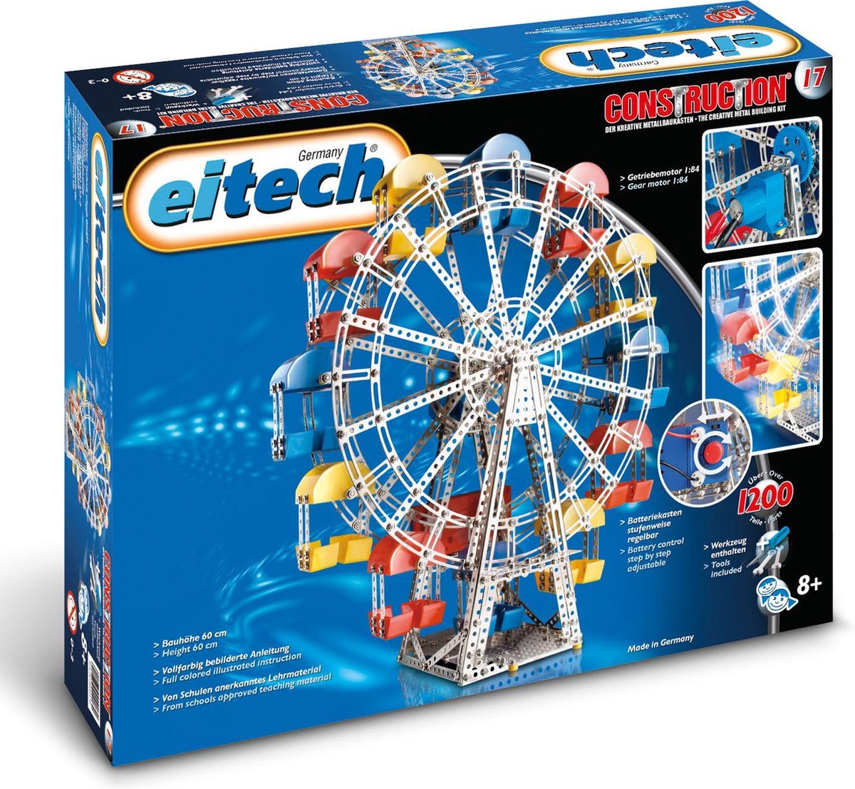 Eitech Bouwdoos - Metaal Reuzenrad met Motor