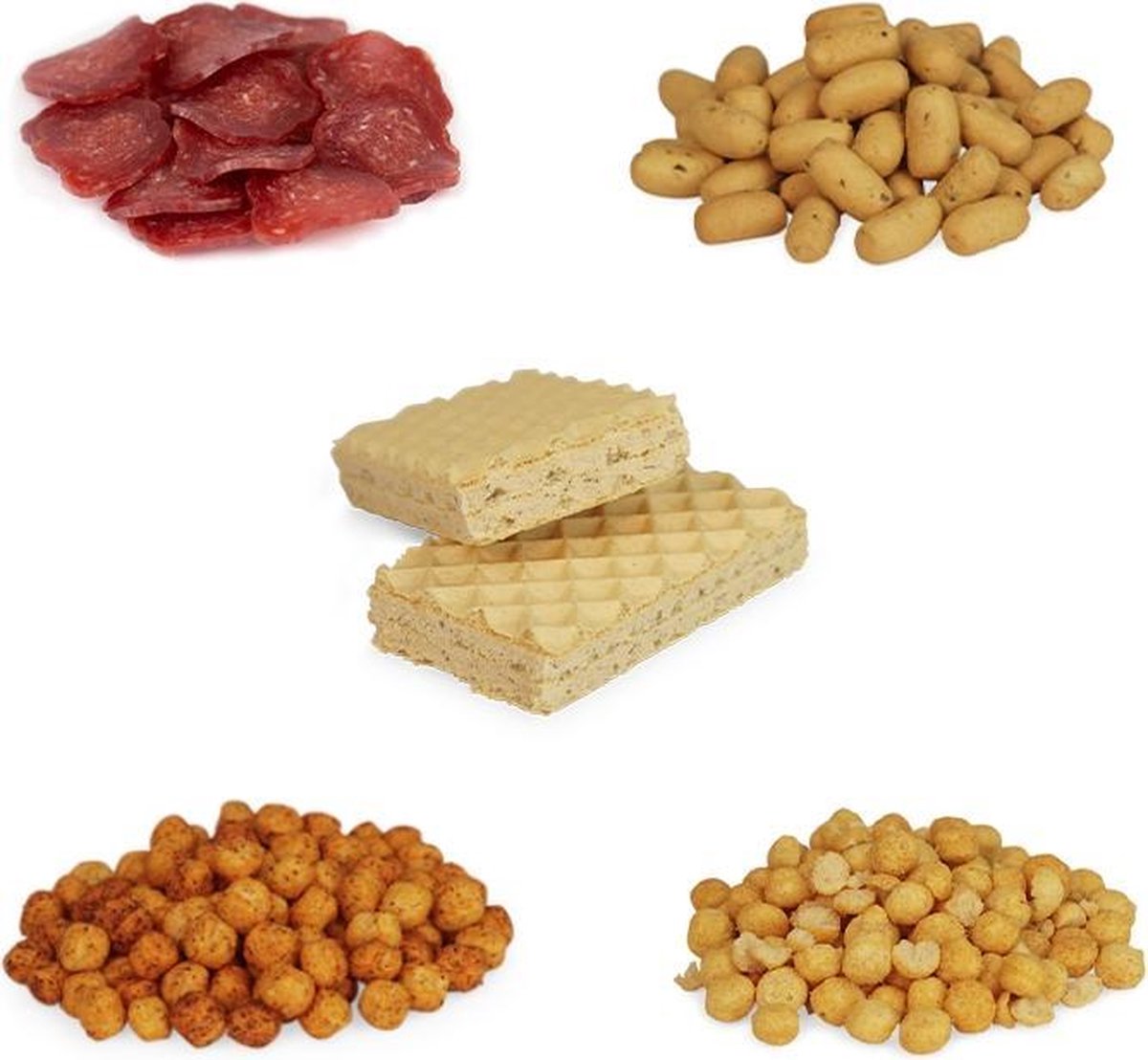 Protiplan | Hartige Snacks Mixverpakking I | 5 porties  | Low carb snack  | Snel afvallen zonder hongergevoel!