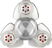 Luxe metalen fidget spinner zilver (zware kwaliteit)
