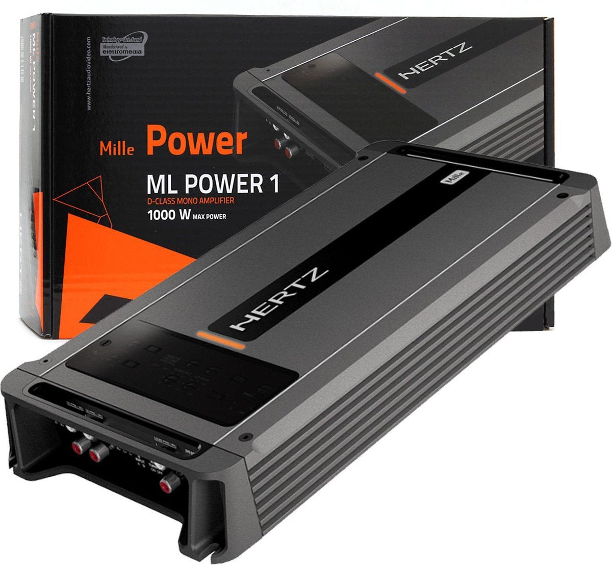 Hertz ML Power 1 - D-klasse Mono Versterker 1x1000 Watt