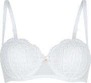 Lingadore Beha Strapless Balconet Bra Snow White - maat 80 C