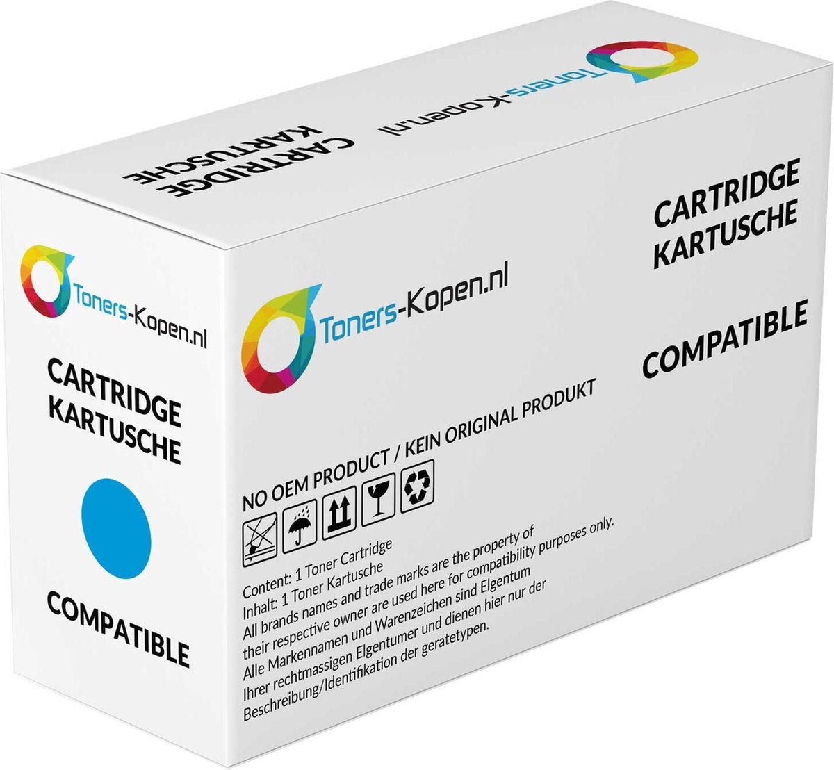 Alternatief voor HP 507A CE401A blauw