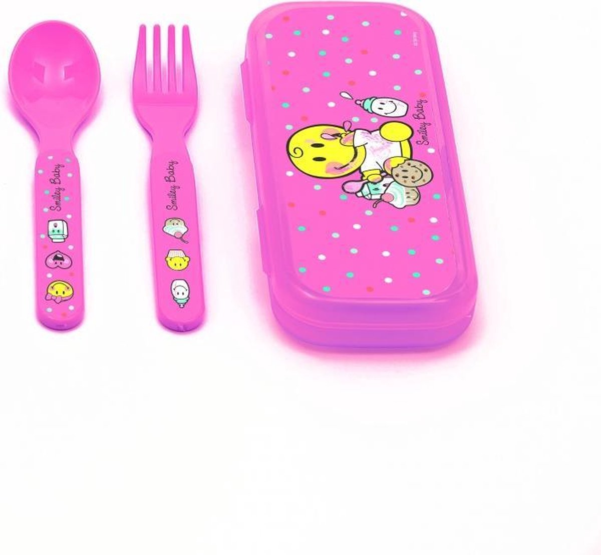 Zak!Designs Smiley 2.0 Baby Girl Bestekset Display