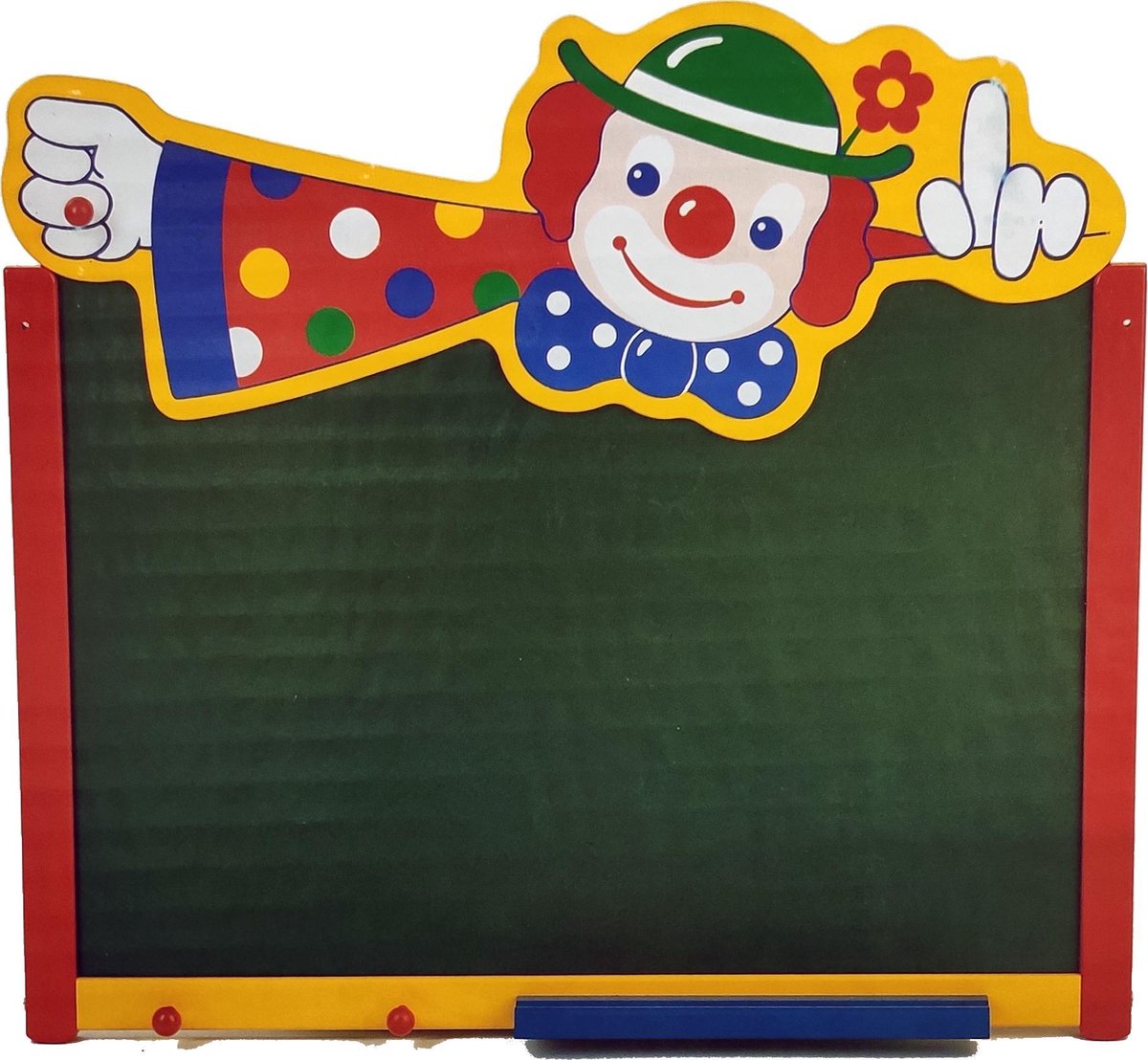 Magnetisch hangkrijtbord "Clown"