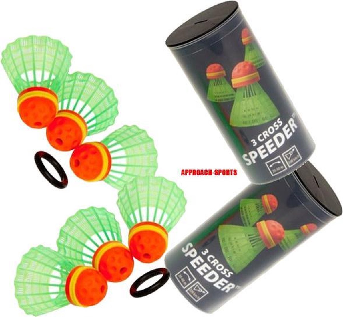 Speedminton® 6 Cross Speeders - Speed badminton