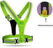 Hardloopvest met verlichting - Reflectievest - Hardloop verlichting - Reflecterend hardloopvest - verlichting hardlopen - veiligheidsvest - goed zichtbaar licht reflecterend - LED