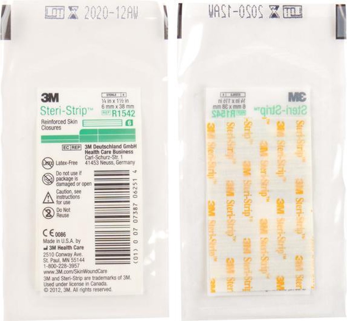 3M Hechtpleister Steristrip 6mm x 38 mm