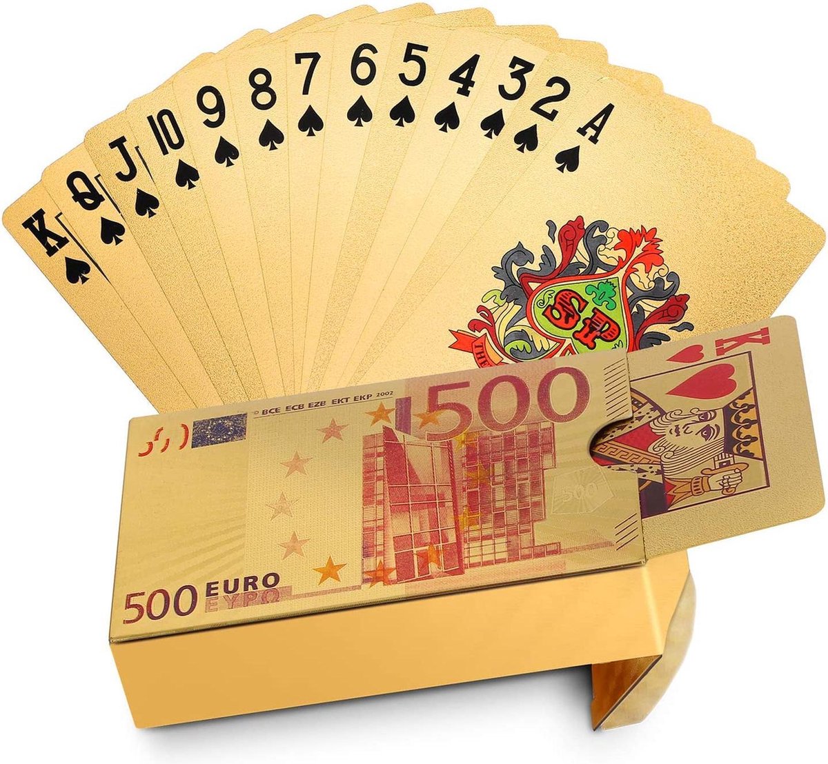 Luxe Gouden Speelkaarten / Poker kaarten waterdicht Geplastificeerd