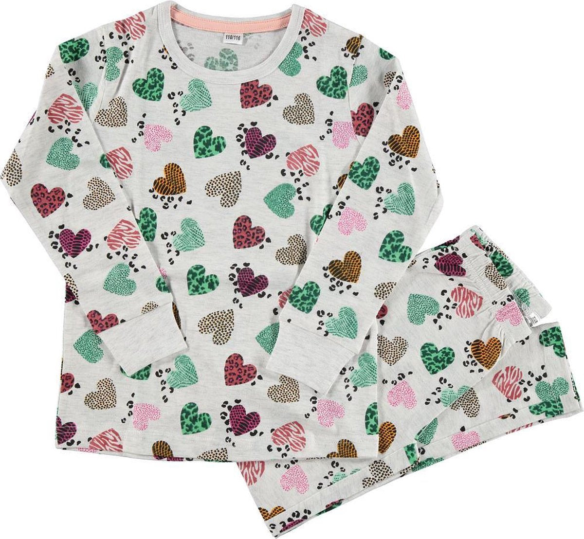 Zeeman kinder meisjes pyjama - zand- maat 122/128