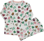 Zeeman kinder meisjes pyjama - zand- maat 122/128