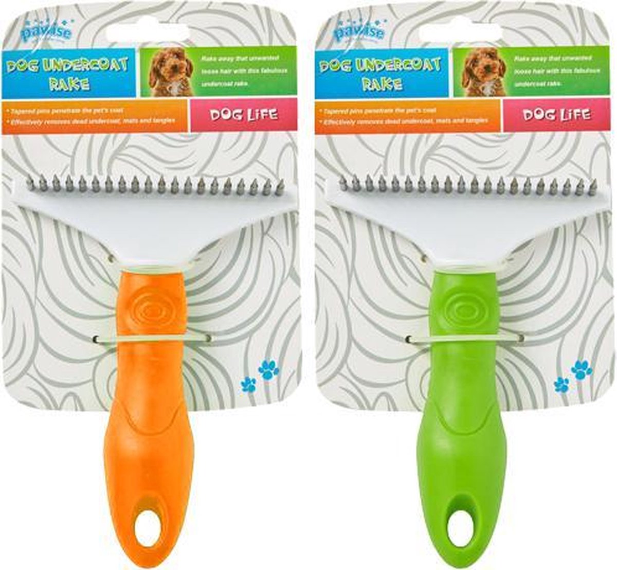 Dog Undercoat Rake hondenborstels Large: 11 cm breed