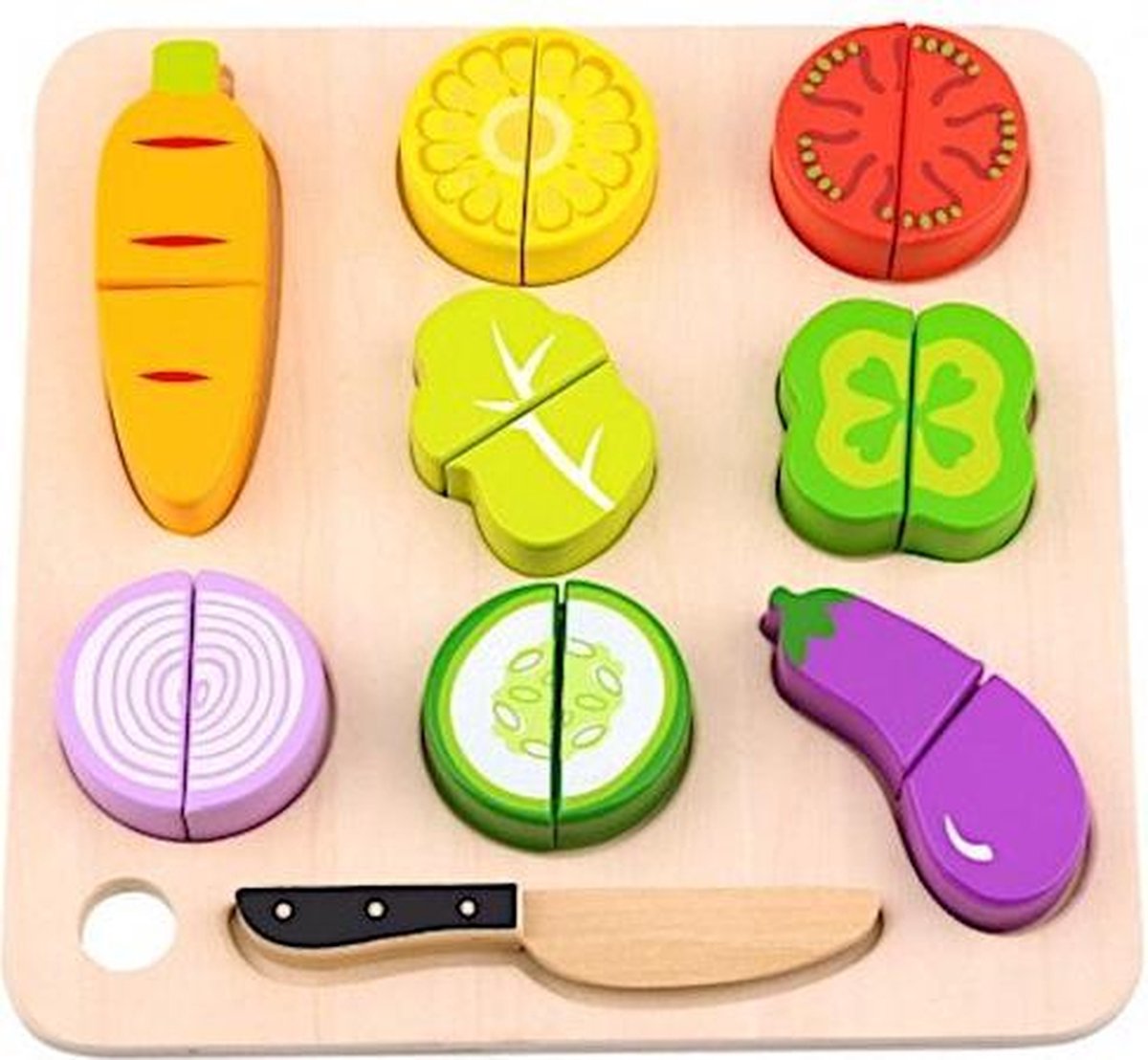 Tooky Toy Speelgoedeten Groenten 24 X 2