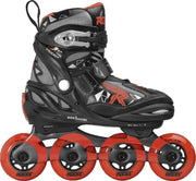 ROCES Inlineskates Kinderen MOODY BOY TIF - Zwart/Rood 30-35