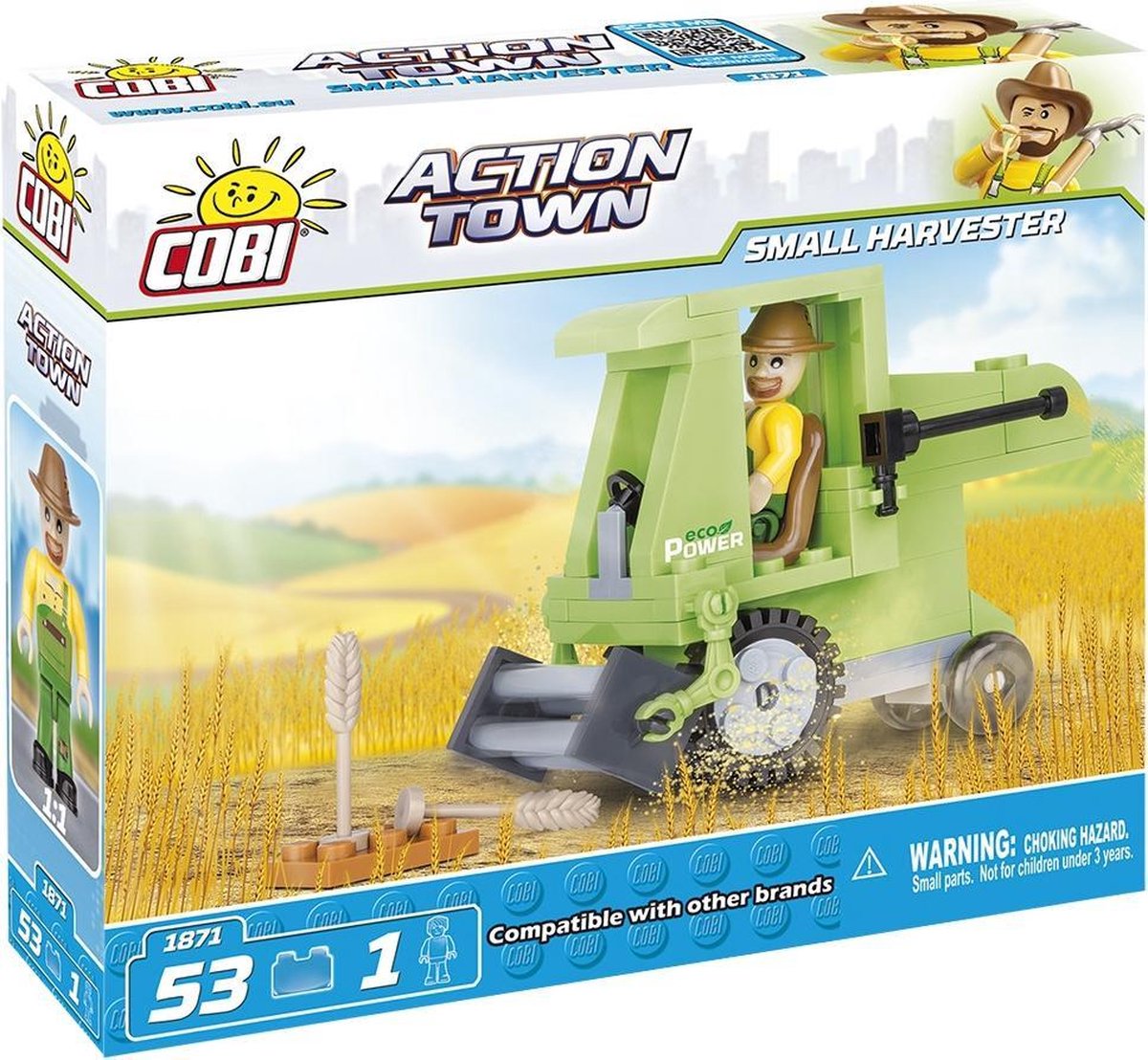 COBI Action Town 1871 - Mini Combine