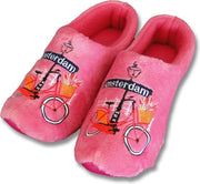 Klomppantoffels Roze met fiets maat 39 - 41