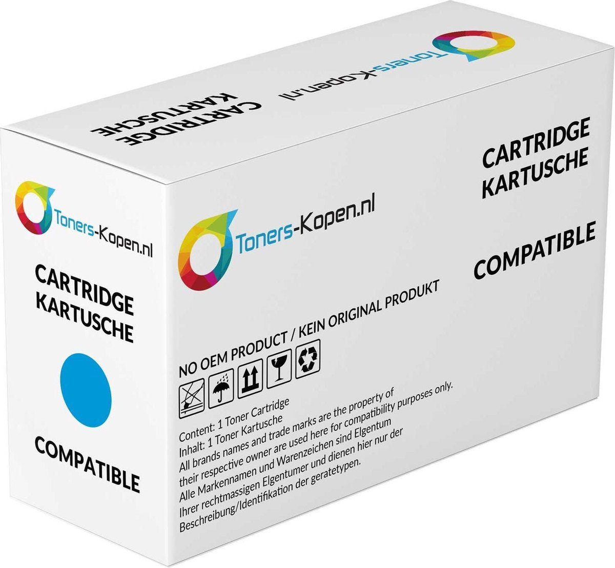 Epson C13S050189 cyaan alternatief - compatible Toner voor Epson Aculaser C1100 cyaan Toners-kopen_nl