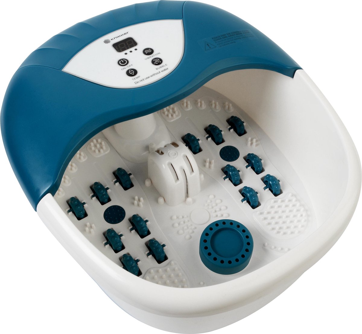 Knikker Voetenbad met Massage - Voetbad met Vibratie - Bubbelbad - Verwarming tot 48°C - 12L