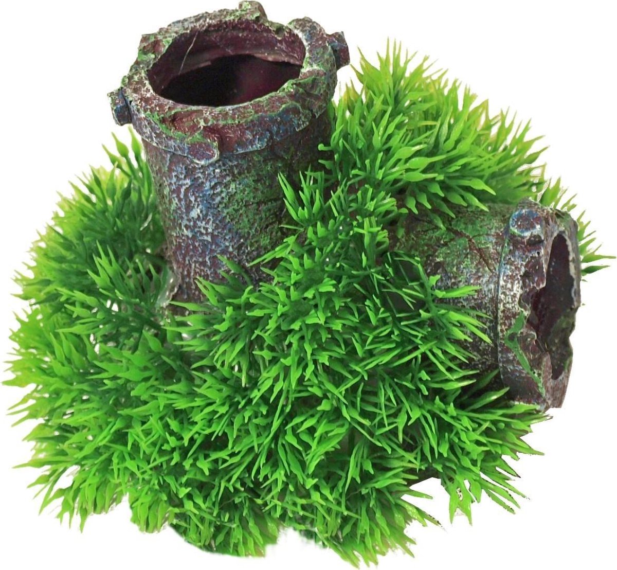 Plastic Green Moss op gezonken buis met uitstromer 11 cm