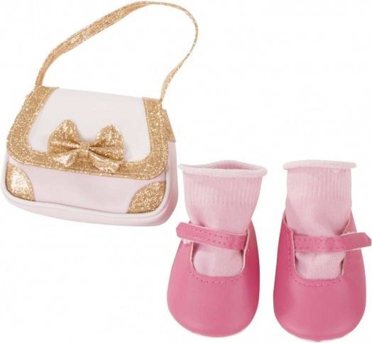 Götz poppenaccessoire tas schoenen en sokjes