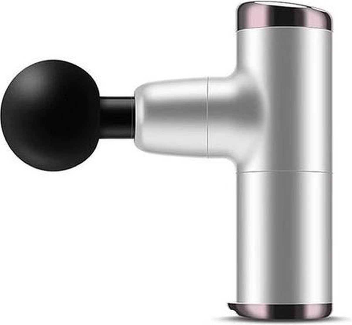 LUXURY PLAY - LUXE MASSAGE APPARAAT - MINI MASSAGE APPARAAT - Super Krachtig - Oplaadbaar - Trendy Silver - Unisex - Super Massage Apparaat - Multifunctioneel - Mega Wand Massager - Gave Cadeau Box -