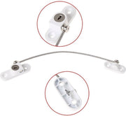 WiseGoods Raamslot - Veiligheidsslot - Kinderslot Raam Slot - Raambeveiliging Kind - Raambegrenzer - Window Lock - 2 stuks
