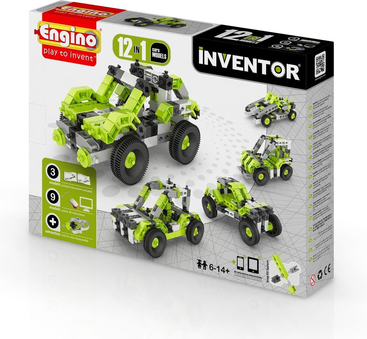 ENGINO INVENTOR Auto's 12 modellen