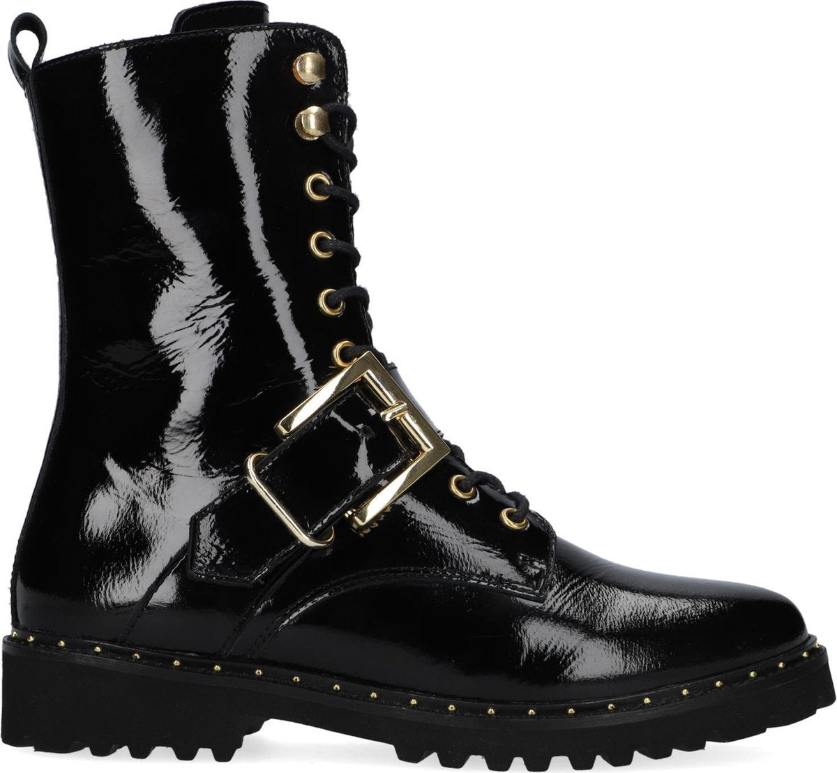 Tango Bee 512 Veterboots - Laarzen Met Veters - Dames - Zwart - Maat 36