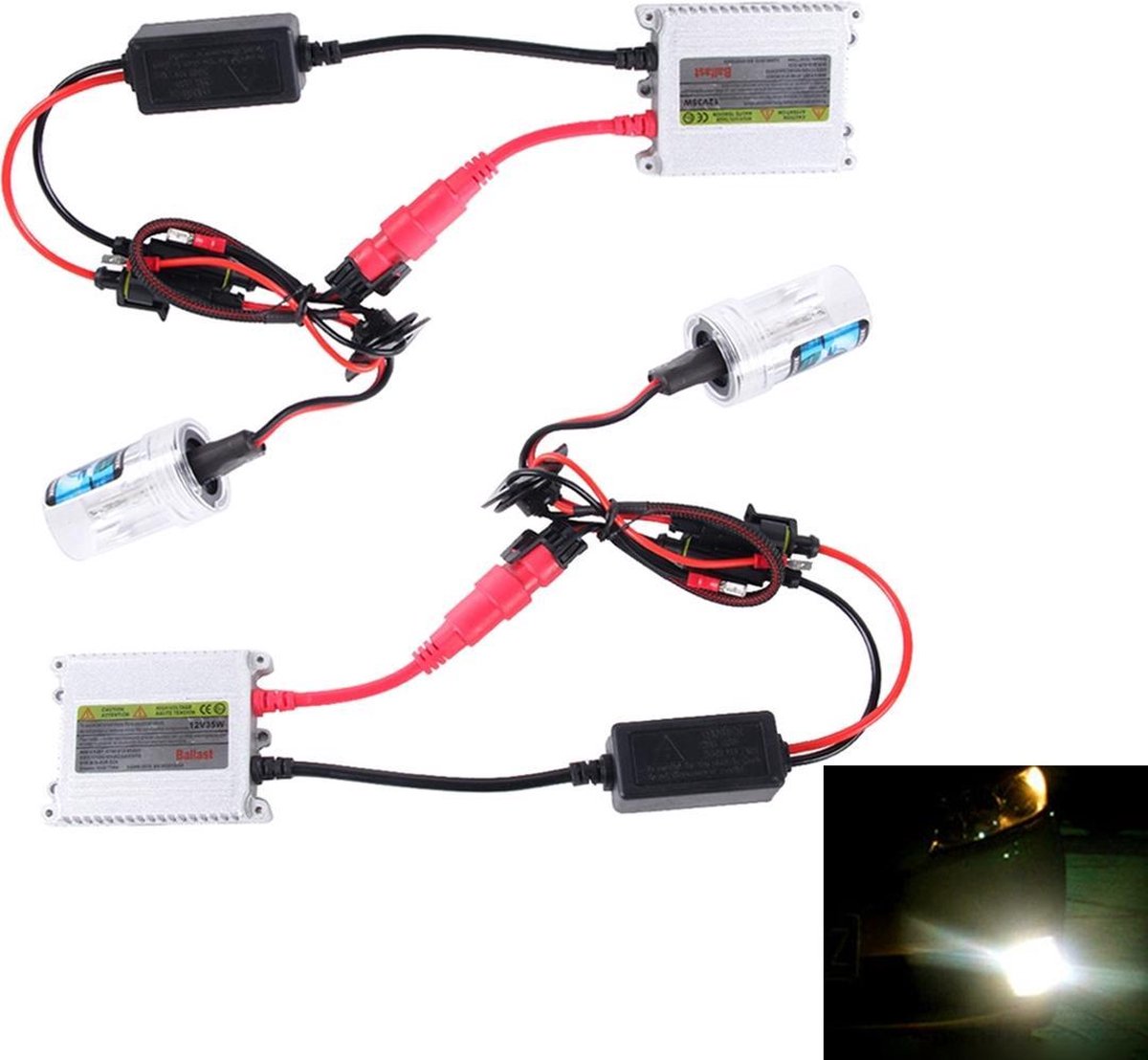 DC12V 35W 2x H1 HID Slanke Xenonlamp