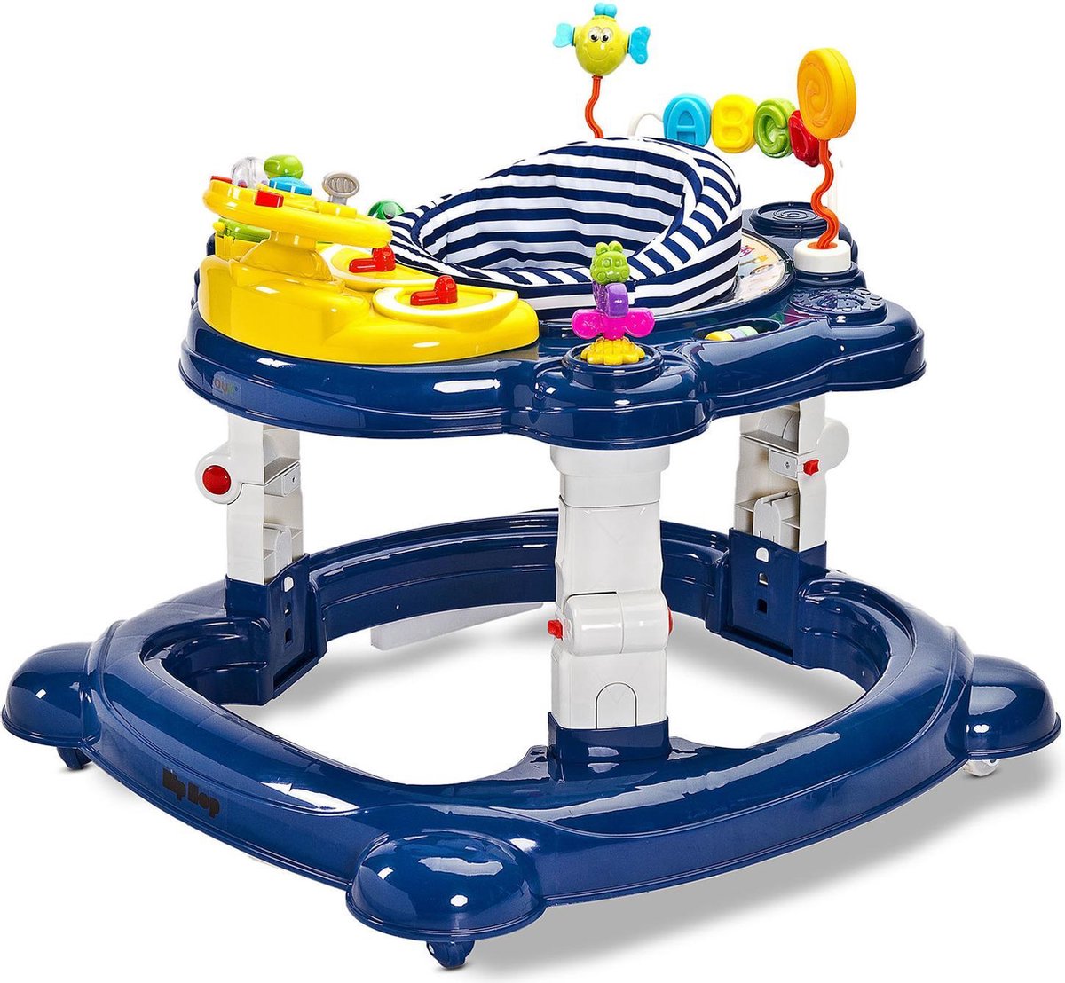 Toyz Hip Hop Baby walker Rollator - loopstoel - looptrainer - baby speelgoed NAVY