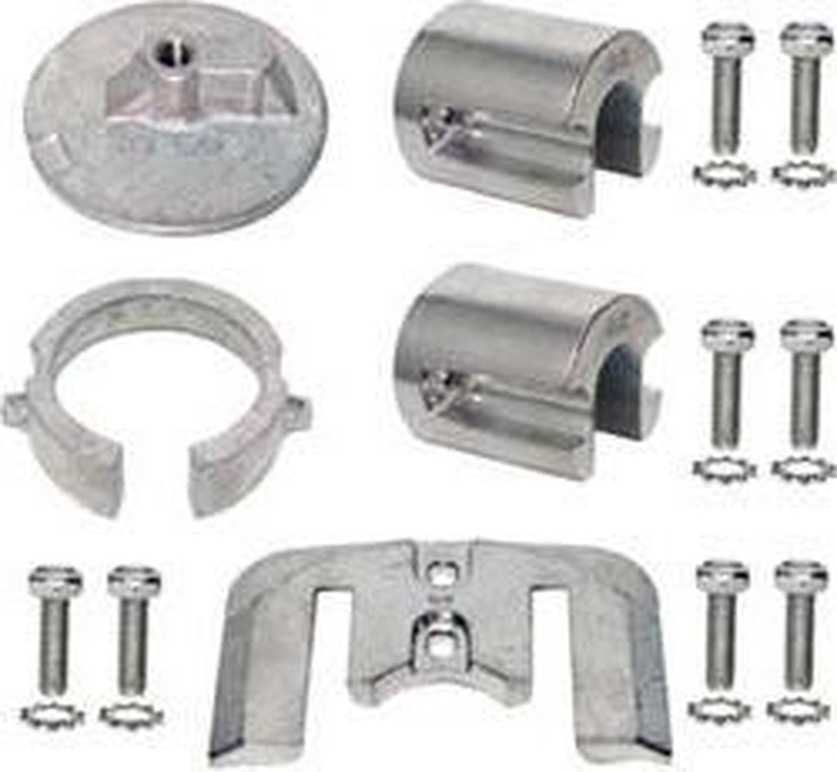 Mercruiser Aluminium Anode Kits for Sterndrives Bravo I (CMBRAVO1KITA)