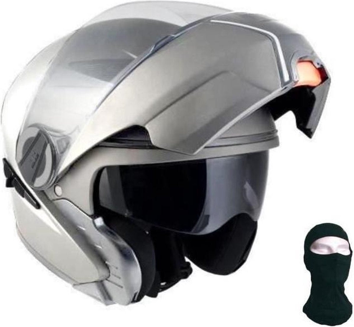 CGM 506A Osaka modulaire helm + kap - Titanium