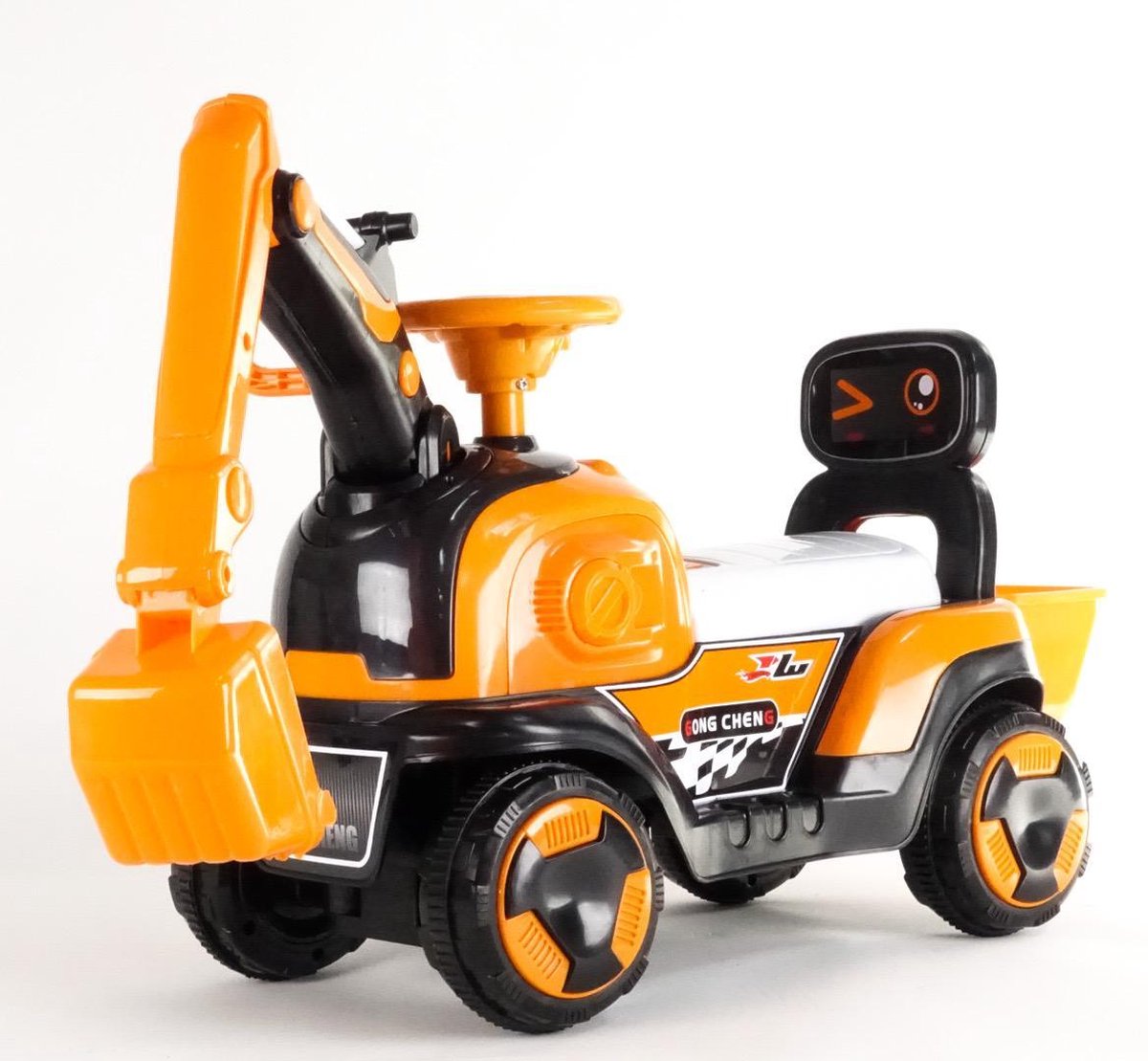 Loopauto graafmachine Oranje