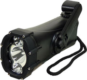 POWERplus Shark Dynamo / USB Oplaadbare LED Waterproof Zaklamp | Waterdicht tot 10 meter diepte | Ideaal voor camping / boot / hiking etc.