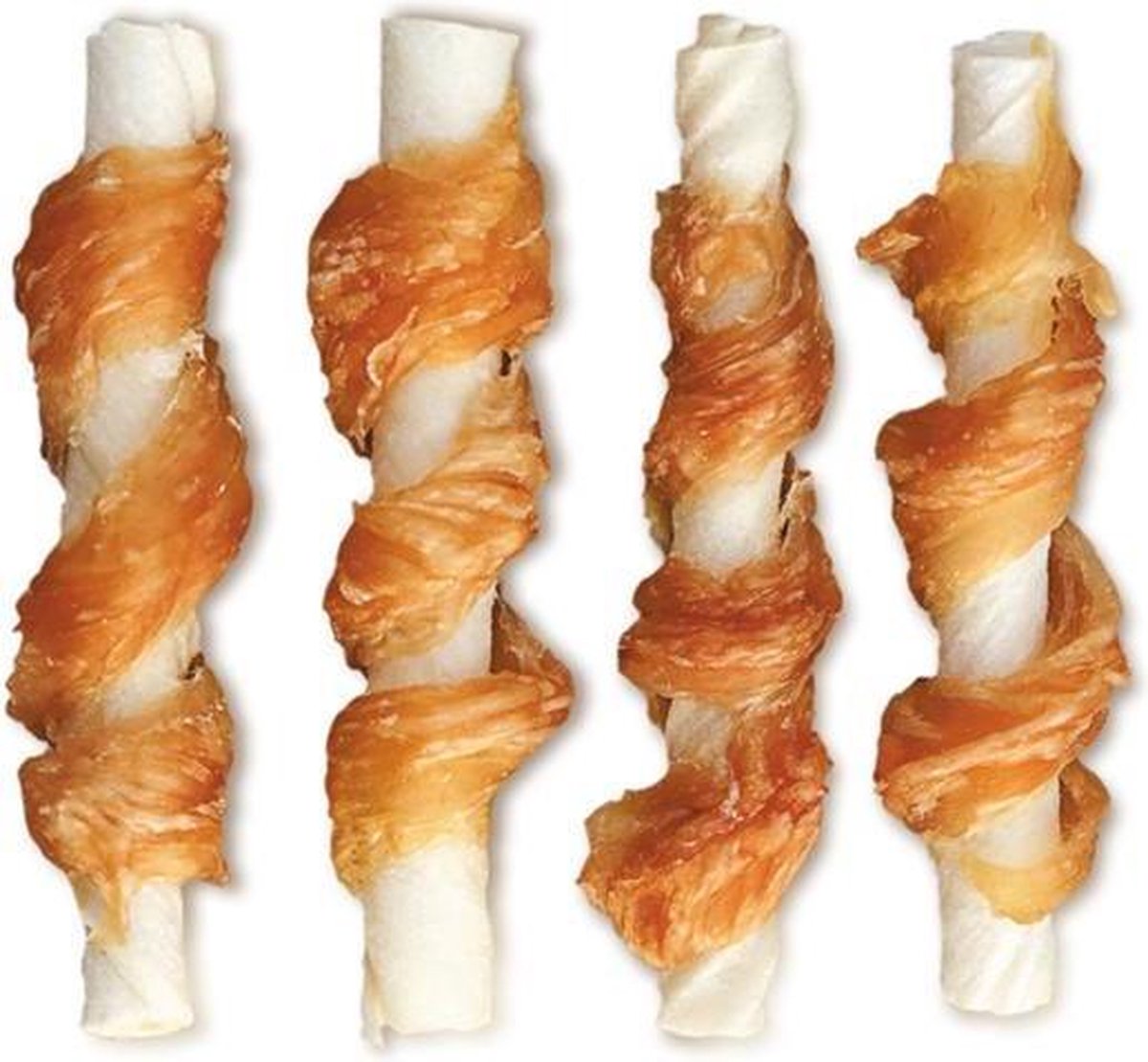 Wanpy | Chicken Jerky & Rawhide Twists | Hondensnack