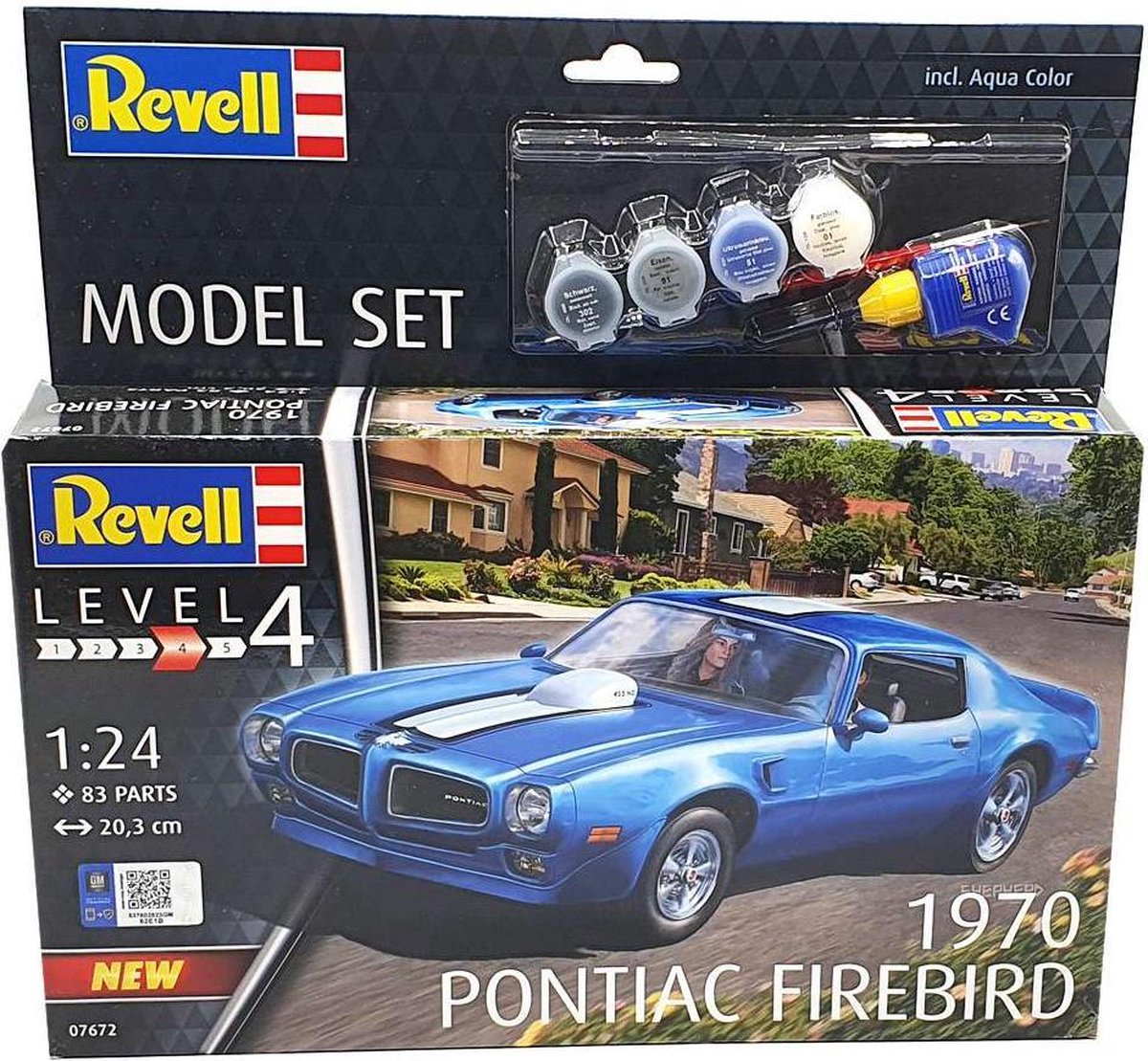 1:24 Revell 67672  1970 Pontiac Firebird Car - Model Set Plastic kit
