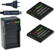 ChiliPower NB-11L Canon Kit (2 accu's + lader + 12v autosnoer)
