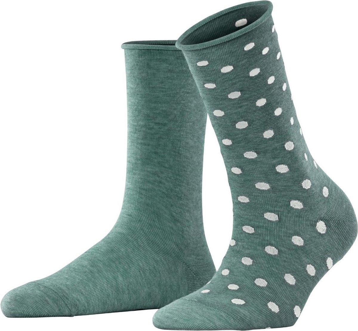 Esprit Dot 2-PACK Sokken Dames 17526 - Meerkleurig 7248 dark jade Dames - 35-38