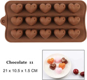 WiseGoods - Chocolade Vorm - Bakken - Siliconen Cakevorm - 3D DIY Chocolate - Hart Vorm - Non-Stick
