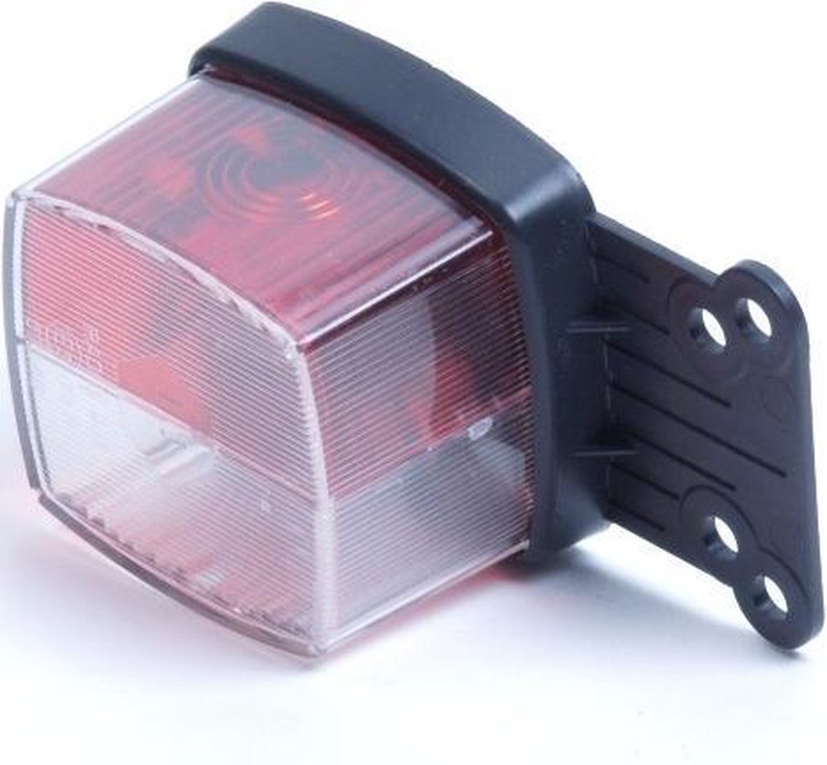 Positielamp rood/wit flap